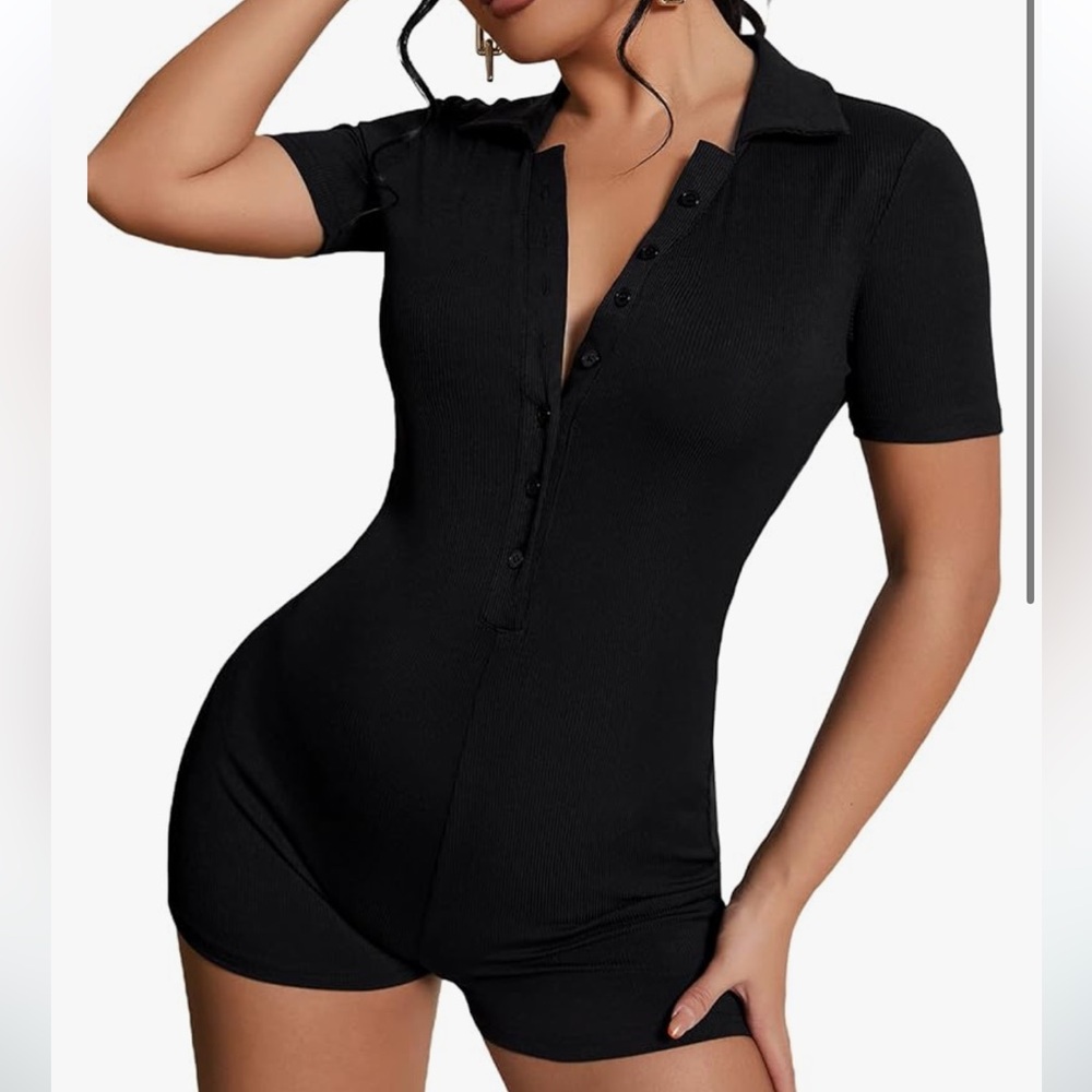 Small Amazon black romper